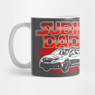 Subaru Outback Subie Dad Superhero Mug